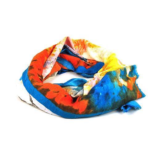 Платок  шарф #pc2092 цвет.бирюз - Платки -  -   -   - 590 руб.