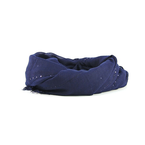 Платок Victoria шарф 1811 люрекс син - Платки - Victoria -  Всесезонные -  Синий - 390 руб.
