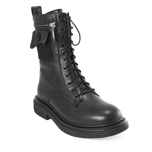 Высокие ботинки El Tempo vic5-77_y878_black - Ботинки - El Tempo -  Демисезонные -  Черный - 5 499 руб.
