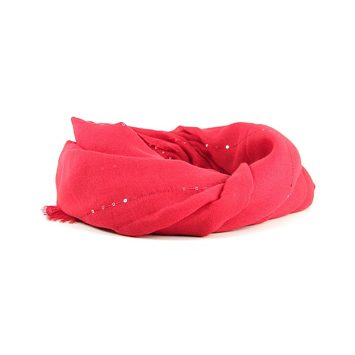 Платок Victoria шарф 1811 люрекс крас - Платки - Victoria -  Всесезонные -  Красный - 390 руб.