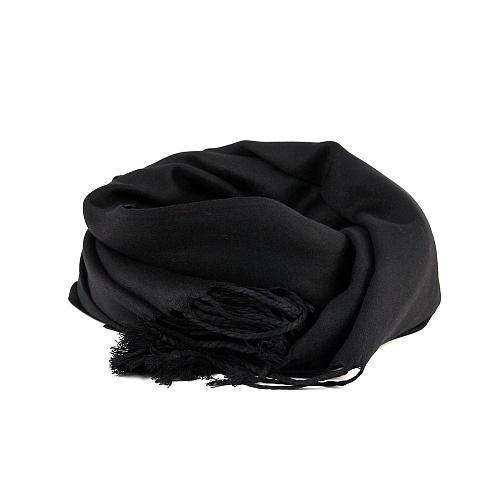Платок  шарф #р1410-чер - Платки -  -   -   - 450 руб.