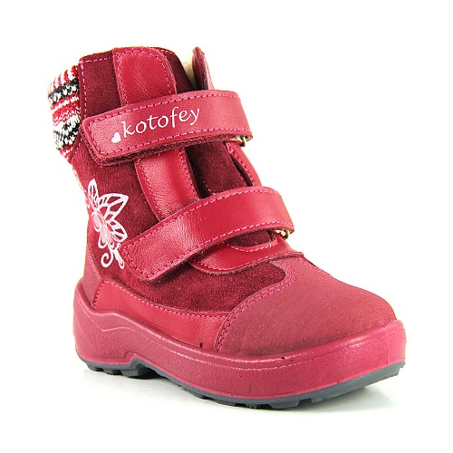 Высокие ботинки Kotofey 252114-41 - Ботинки - Kotofey -  Зимние -  Бордовый - 2 090 руб.