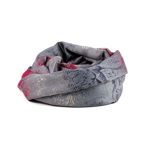 Платок Victoria шарф #1511-т/сер - Платки - Victoria -  Всесезонные -  Серый - 650 руб.