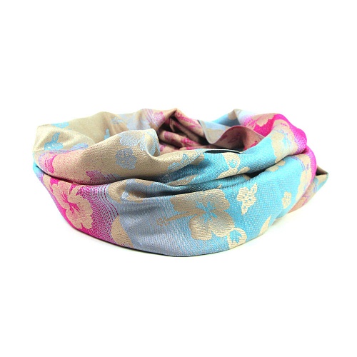 Платок Victoria шарф цветы беж - Платки - Victoria -  Всесезонные -  Бежевый - 650 руб.