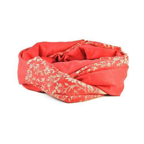 Платок Victoria шарф 1701 с уз  красн - Платки - Victoria -  Всесезонные -  Красный - 590 руб.