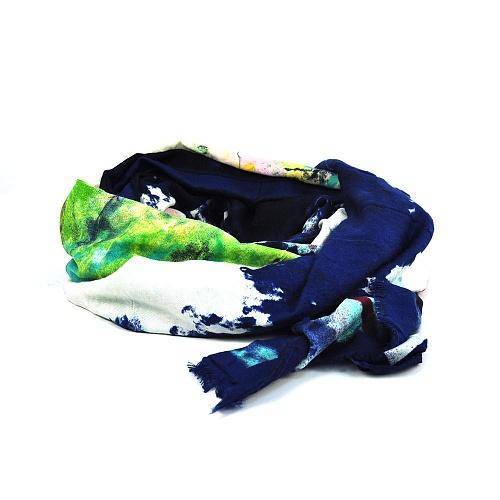 Платок  шарф #pc2092 цвет.син - Платки -  -   -   - 590 руб.