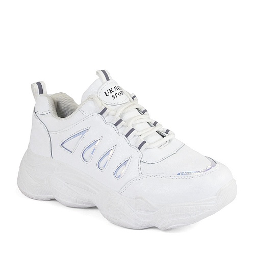 Кроссовки UKNIKI b255-1 - Спортивная обувь - UKNIKI -  Всесезонные -  Белый - 999 руб.