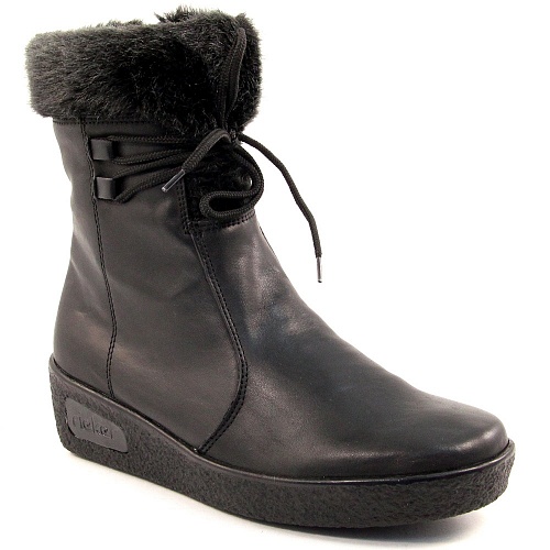 Высокие ботинки Rieker z6160/00 - Ботинки - Rieker -  Зимние -  Черный - 990 руб.